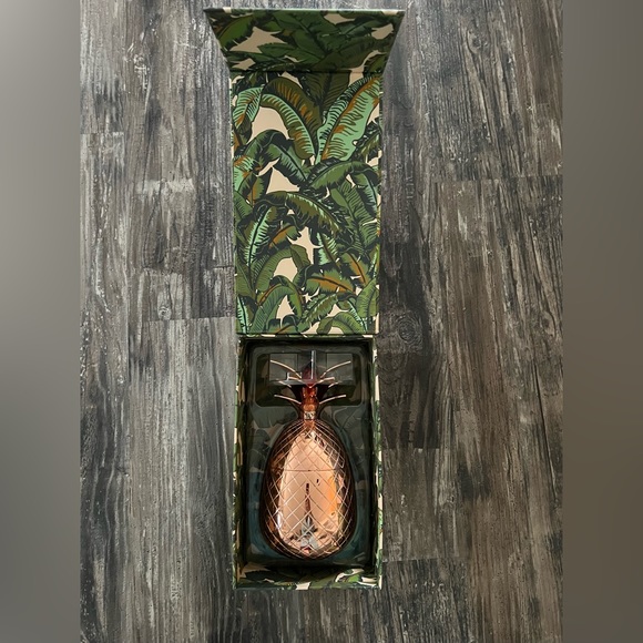 Absolut Elyx Copper Pineapple Drinking Vessel Cup in Gift Box - SOLD OUT ONLINE! - Picture 2 of 15